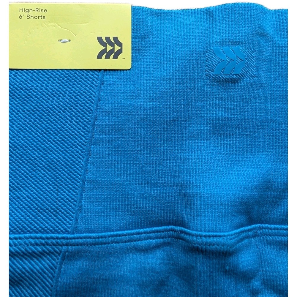 All in Motion Core Biker Shorts XS Lot of 2 Blue & Pink High-Rise 6" NWT - Picture 7 of 10